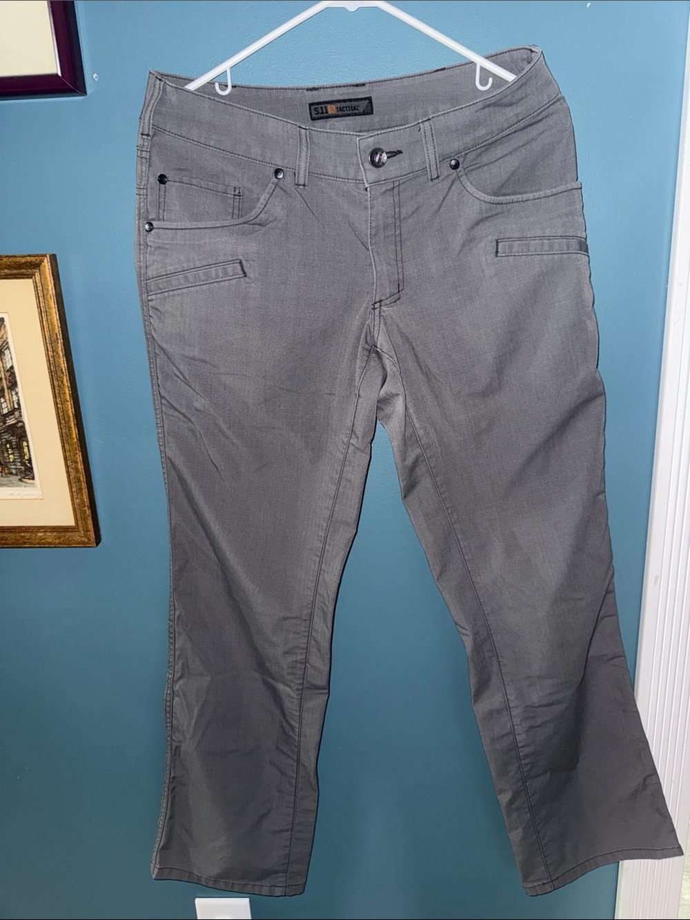 5.11 Tactical Women’s Boot Cut Jeans in Gray